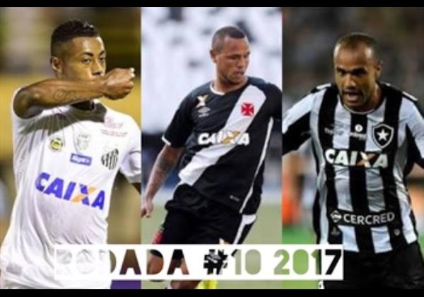 TOP 3 por posição, dicas e unanimidades da rodada #10 do Cartola FC 2017 - Campeonato Brasileiro. As dicas do Cartola FC Brasil para a 10ª rodada tem como melhor escalação e dicas os times do Santos, Vasco e Botafogo