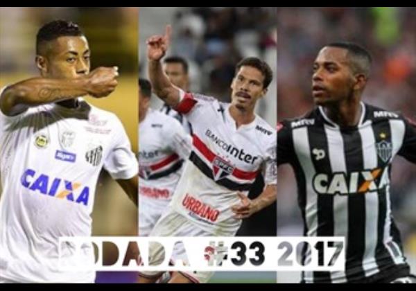 TOP 3 por posição, dicas e unanimidades da rodada #33 do Cartola FC 2017 - Campeonato Brasileiro. As dicas do Cartola FC Brasil para a 33ª rodada tem como melhor escalação e dicas os times do Santos, São Paulo e Atlético-MG
