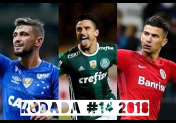 TOP 3 por posição, dicas e unanimidades da rodada #14 do Cartola FC 2018 - Campeonato Brasileiro. As dicas do Cartola FC Brasil para a 14ª rodada tem como melhor escalação e dicas os times do Cruzeiro, Internacional e Palmeiras