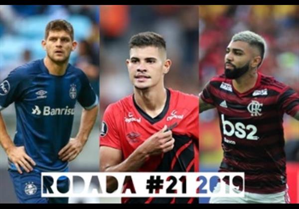 TOP 3 por posição, dicas e unanimidades da rodada #21 do Cartola FC 2019 - Campeonato Brasileiro. As dicas do Cartola FC Brasil para a 21ª rodada tem como melhor escalação e dicas os times do São Paulo, Grêmio e Palmeiras