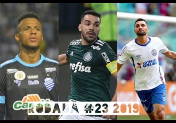 TOP 3 por posição, dicas e unanimidades da rodada #23 do Cartola FC 2019 - Campeonato Brasileiro. As dicas do Cartola FC Brasil para a 23ª rodada tem como melhor escalação e dicas os times do São Paulo, Palmeiras e Bahia