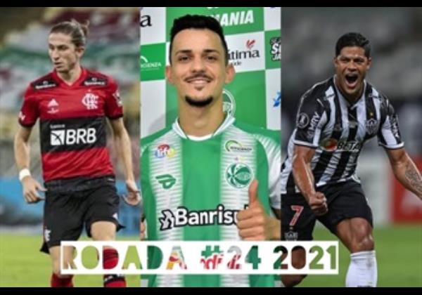 TOP 3 por posição, dicas e unanimidades da rodada #24 do Cartola FC 2021 - Campeonato Brasileiro. As dicas do Cartola FC Brasil para a 24ª rodada tem como melhor escalação e dicas os times do Atlético-MG, Internacional e Flamengo