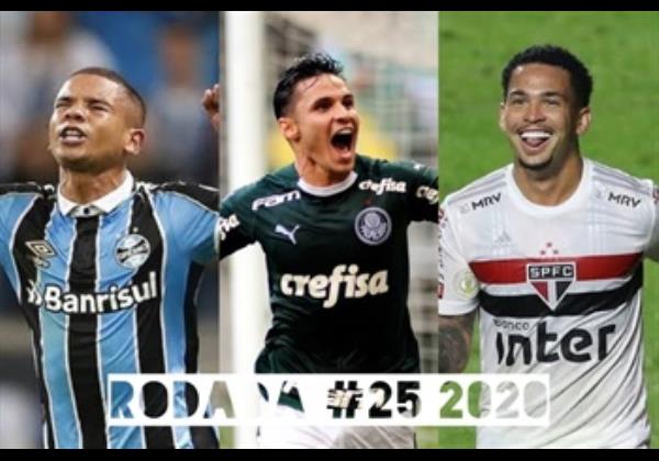 TOP 3 por posição, dicas e unanimidades da rodada #25 do Cartola FC 2020 - Campeonato Brasileiro. As dicas do Cartola FC Brasil para a 25ª rodada tem como melhor escalação e dicas os times do Palmeiras, Grêmio e Internacional
