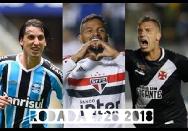 TOP 3 por posição, dicas e unanimidades da rodada #26 do Cartola FC 2018 - Campeonato Brasileiro. As dicas do Cartola FC Brasil para a 26ª rodada tem como melhor escalação e dicas os times do Grêmio, São Paulo e Atlético-PR