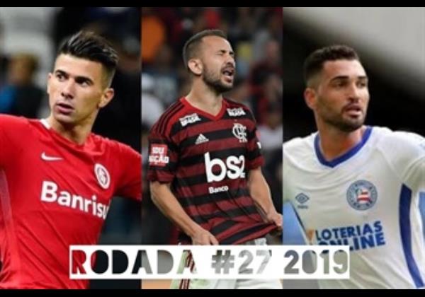 TOP 3 por posição, dicas e unanimidades da rodada #27 do Cartola FC 2019 - Campeonato Brasileiro. As dicas do Cartola FC Brasil para a 27ª rodada tem como melhor escalação e dicas os times do São Paulo, Flamengo e Bahia