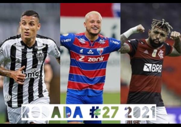 TOP 3 por posição, dicas e unanimidades da rodada #27 do Cartola FC 2021 - Campeonato Brasileiro. As dicas do Cartola FC Brasil para a 27ª rodada tem como melhor escalação e dicas os times do Fortaleza, Flamengo e Athletico-PR