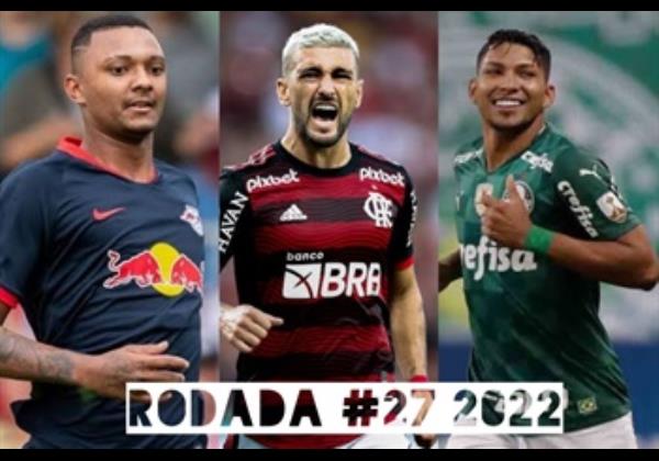 TOP 3 por posição, dicas e unanimidades da rodada #27 do Cartola FC 2022 - Campeonato Brasileiro. As dicas do Cartola FC Brasil para a 27ª rodada tem como melhor escalação e dicas os times do Palmeiras, Athletico-PR e Botafogo