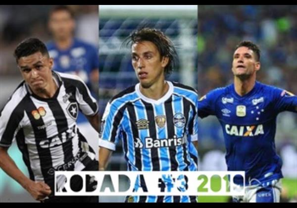 TOP 3 por posição, dicas e unanimidades da rodada #3 do Cartola FC 2019 - Campeonato Brasileiro. As dicas do Cartola FC Brasil para a 3ª rodada tem como melhor escalação e dicas os times do Cruzeiro, Santos e Bahia