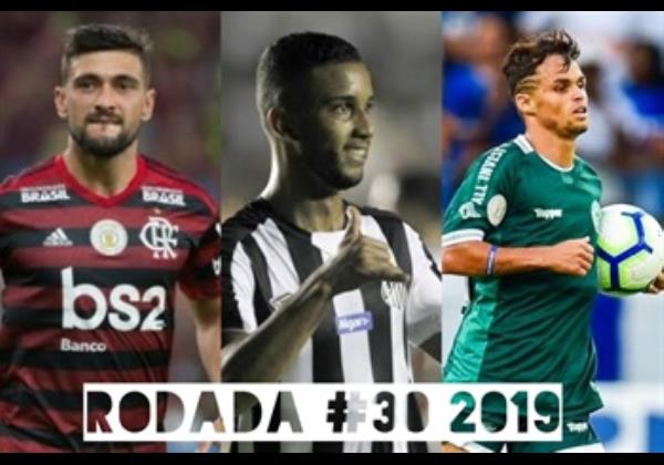 TOP 3 por posição, dicas e unanimidades da rodada #30 do Cartola FC 2019 - Campeonato Brasileiro. As dicas do Cartola FC Brasil para a 30ª rodada tem como melhor escalação e dicas os times do Palmeiras, Goiás e Santos