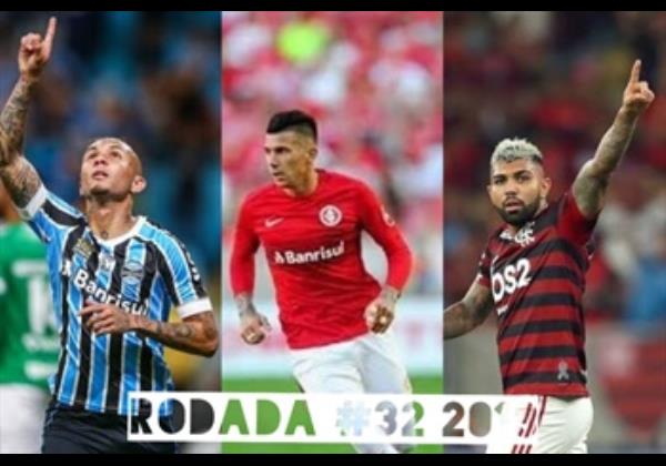 TOP 3 por posição, dicas e unanimidades da rodada #32 do Cartola FC 2019 - Campeonato Brasileiro. As dicas do Cartola FC Brasil para a 32ª rodada tem como melhor escalação e dicas os times do Flamengo, Grêmio e Internacional