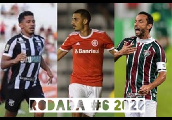TOP 3 por posição, dicas e unanimidades da rodada #6 do Cartola FC 2020 - Campeonato Brasileiro. As dicas do Cartola FC Brasil para a 6ª rodada tem como melhor escalação e dicas os times do Internacional, Atlético-GO e Santos