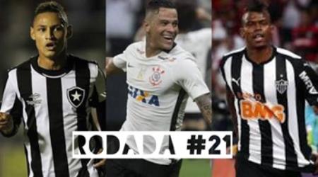 TOP 3 por posição, dicas e unanimidades da rodada #21 do Cartola FC - Campeonato Brasileiro 2016. As dicas do Cartola FC Brasil para a 21ª rodada tem como indicação de escalação e dicas os times do Atlético Mineiro, Palmeiras e Corinthians