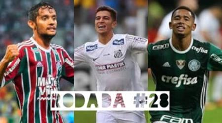 TOP 3 por posição, dicas e unanimidades da rodada #28 do Cartola FC - Campeonato Brasileiro 2016. As dicas do Cartola FC Brasil para a 28ª rodada tem como melhor escalação e dicas os times do Palmeiras, Santos e Fluminense