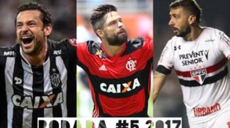 TOP 3 por posição, dicas e unanimidades da quinta rodada #5 do Cartola FC 2017 - Campeonato Brasileiro. As dicas do Cartola FC Brasil para a 5ª rodada tem como melhor escalação e dicas os times do Atlético Mineiro, São Paulo e Ponte Preta