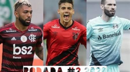 TOP 3 por posição, dicas e unanimidades da rodada #2 do Cartola FC 2020 - Campeonato Brasileiro. As dicas do Cartola FC Brasil para a 2ª rodada tem como melhor escalação e dicas os times do Flamengo, Athletico-PR e São Paulo