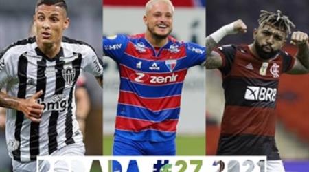 TOP 3 por posição, dicas e unanimidades da rodada #27 do Cartola FC 2021 - Campeonato Brasileiro. As dicas do Cartola FC Brasil para a 27ª rodada tem como melhor escalação e dicas os times do Fortaleza, Flamengo e Athletico-PR