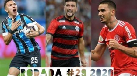 TOP 3 por posição, dicas e unanimidades da rodada #29 do Cartola FC 2020 - Campeonato Brasileiro. As dicas do Cartola FC Brasil para a 29ª rodada tem como melhor escalação e dicas os times do Flamengo, Grêmio e Internacional