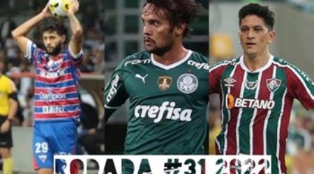 TOP 3 por posição, dicas e unanimidades da rodada #31 do Cartola FC 2022 - Campeonato Brasileiro. As dicas do Cartola FC Brasil para a 31ª rodada tem como melhor escalação e dicas os times do Fluminense, Internacional e Palmeiras