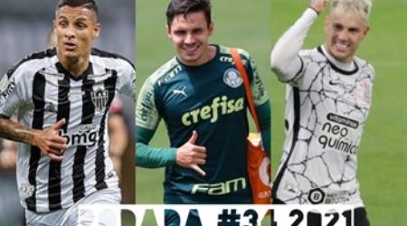 TOP 3 por posição, dicas e unanimidades da rodada #34 do Cartola FC 2021 - Campeonato Brasileiro. As dicas do Cartola FC Brasil para a 34ª rodada tem como melhor escalação e dicas os times do Atlético-MG, Bahia e Grêmio