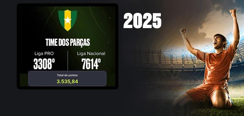 Fechamos a temporada do Cartola 2025 com 3535 pontos e na posição 7614° do Ranking Nacional. Regularidade comprovada de temporadas no Cartola