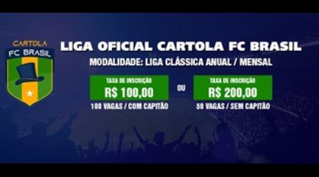 Está lançada as nossas duas Ligas Oficiais para a temporada do Cartola FC 2023. Consulte o regulamento para maiores detalhes e premiações de cada uma delas