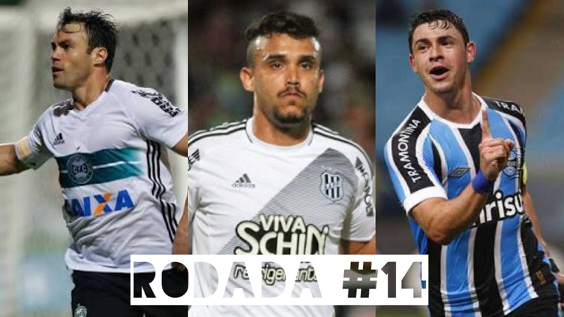 TOP 3 por posição, dicas e unanimidades da rodada #14 do Cartola FC - Campeonato Brasileiro 2016. As dicas do Cartola FC Brasil para a 14ª rodada tem como destaque e indicação de escalação os times do Grêmio, São Paulo e Vitória