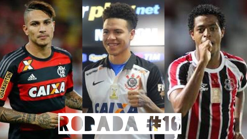 TOP 3 por posição, dicas e unanimidades da rodada #16 do Cartola FC - Campeonato Brasileiro 2016. As dicas do Cartola FC Brasil para a 16ª rodada tem como melhores dicas e indicação os times do Corinthians, Santos e Flamengo