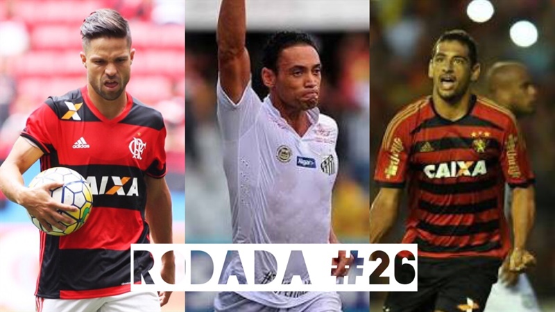 TOP 3 por posição, dicas e unanimidades da rodada #26 do Cartola FC - Campeonato Brasileiro 2016. As dicas do Cartola FC Brasil para a 26ª rodada tem como melhor escalação e dicas os times do Flamengo, Sport e Santos