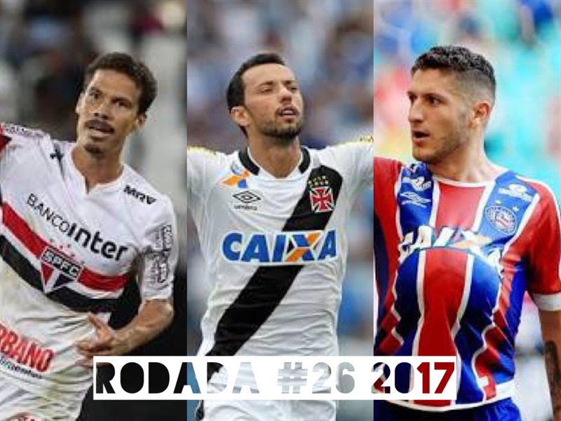 TOP 3 por posição, dicas e unanimidades da rodada #26 do Cartola FC 2017 - Campeonato Brasileiro. As dicas do Cartola FC Brasil para a 26ª rodada tem como melhor escalação e dicas os times do Vasco, Botafogo e Grêmio