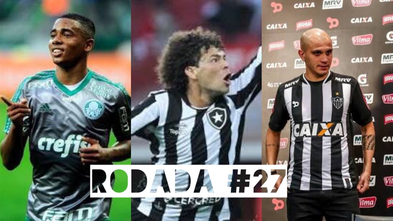 TOP 3 por posição, dicas e unanimidades da rodada #27 do Cartola FC - Campeonato Brasileiro 2016. As dicas do Cartola FC Brasil para a 27ª rodada tem como melhor escalação e dicas os times do Palmeiras, Atlético Mineiro e Botafogo
