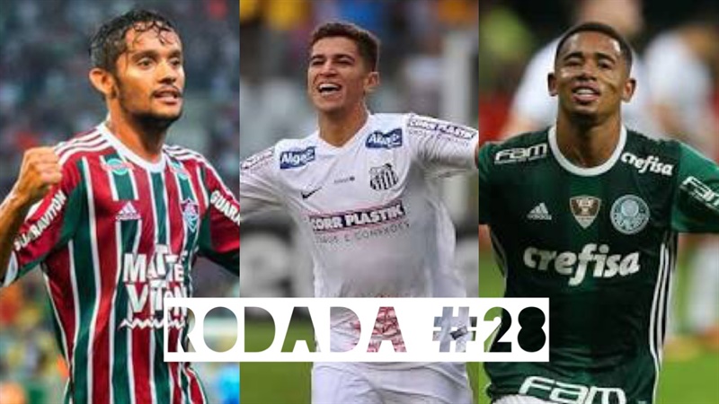 TOP 3 por posição, dicas e unanimidades da rodada #28 do Cartola FC - Campeonato Brasileiro 2016. As dicas do Cartola FC Brasil para a 28ª rodada tem como melhor escalação e dicas os times do Palmeiras, Santos e Fluminense