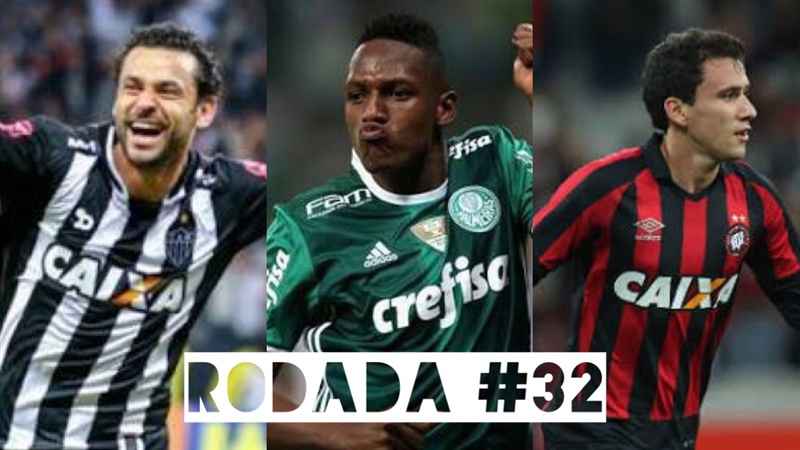 TOP 3 por posição, dicas e unanimidades da rodada #32 do Cartola FC - Campeonato Brasileiro 2016. As dicas do Cartola FC Brasil para a 32ª rodada tem como melhor escalação e dicas os times do Atlético Mineiro, Palmeiras e Atlético Paranaense