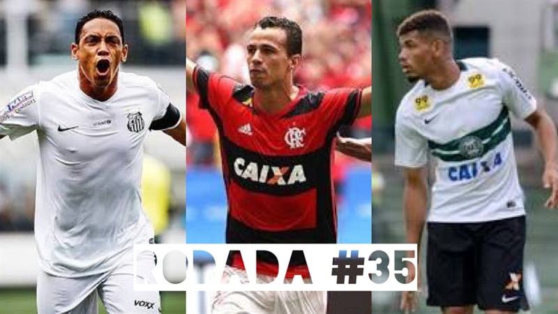 TOP 3 por posição, dicas e unanimidades da rodada #35 do Cartola FC - Campeonato Brasileiro 2016. As dicas do Cartola FC Brasil para a 35ª rodada tem como melhor escalação e dicas os times do Flamengo, Santos e Coritiba