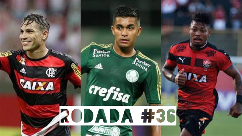 TOP 3 por posição, dicas e unanimidades da rodada #36 do Cartola FC - Campeonato Brasileiro 2016. As dicas do Cartola FC Brasil para a 36ª rodada tem como melhor escalação e dicas os times do Flamengo, Grêmio e Palmeiras