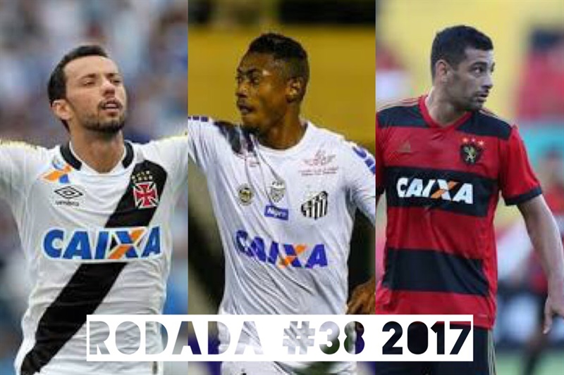 TOP 3 por posição, dicas e unanimidades da última rodada #38 do Cartola FC 2017 - Campeonato Brasileiro. As dicas do Cartola FC Brasil para a 38ª rodada tem como melhor escalação e dicas os times do Vasco, Santos e Chapecoense