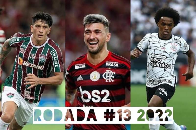 TOP 3 por posição, dicas e unanimidades da rodada #13 do Cartola FC 2022 - Campeonato Brasileiro. As dicas do Cartola FC Brasil para a 13ª rodada tem como melhor escalação e dicas os times do Corinthians, Fluminense e Internacional