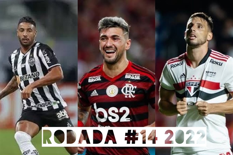 TOP 3 por posição, dicas e unanimidades da rodada #14 do Cartola FC 2022 - Campeonato Brasileiro. As dicas do Cartola FC Brasil para a 14ª rodada tem como melhor escalação e dicas os times do Flamengo, Atlético-MG e Palmeiras