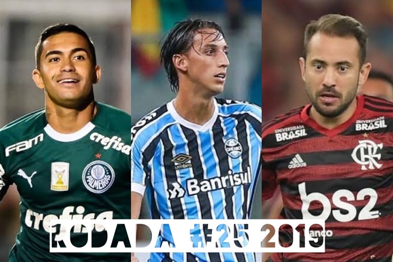 TOP 3 por posição, dicas e unanimidades da rodada #25 do Cartola FC 2019 - Campeonato Brasileiro. As dicas do Cartola FC Brasil para a 25ª rodada tem como melhor escalação e dicas os times do Palmeiras, Vasco e Goiás