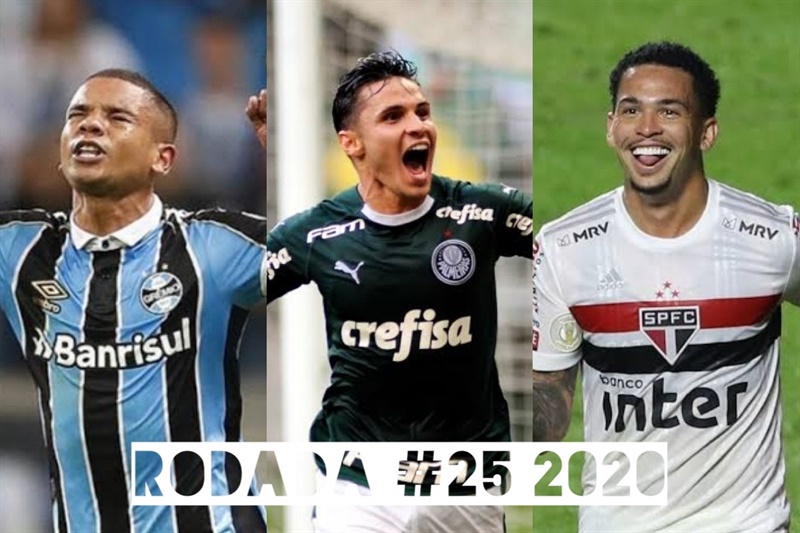TOP 3 por posição, dicas e unanimidades da rodada #25 do Cartola FC 2020 - Campeonato Brasileiro. As dicas do Cartola FC Brasil para a 25ª rodada tem como melhor escalação e dicas os times do Palmeiras, Grêmio e Internacional