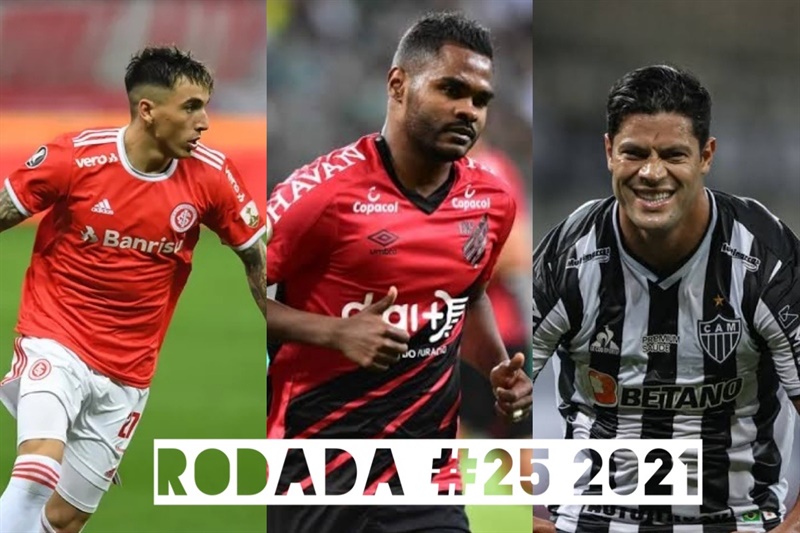 TOP 3 por posição, dicas e unanimidades da rodada #25 do Cartola FC 2021 - Campeonato Brasileiro. As dicas do Cartola FC Brasil para a 25ª rodada tem como melhor escalação e dicas os times do Corinthians, Internacional e Atlético-MG