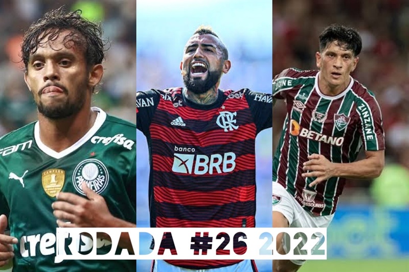 TOP 3 por posição, dicas e unanimidades da rodada #26 do Cartola FC 2022 - Campeonato Brasileiro. As dicas do Cartola FC Brasil para a 26ª rodada tem como melhor escalação e dicas os times do Palmeiras, Internacional e Flamengo