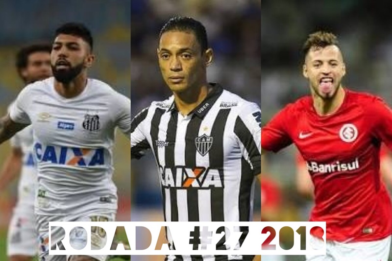 TOP 3 por posição, dicas e unanimidades da rodada #27 do Cartola FC 2018 - Campeonato Brasileiro. As dicas do Cartola FC Brasil para a 27ª rodada tem como melhor escalação e dicas os times do Santos, Atlético-MG e Internacional