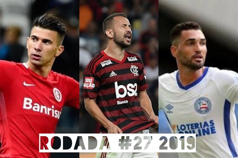TOP 3 por posição, dicas e unanimidades da rodada #27 do Cartola FC 2019 - Campeonato Brasileiro. As dicas do Cartola FC Brasil para a 27ª rodada tem como melhor escalação e dicas os times do São Paulo, Flamengo e Bahia