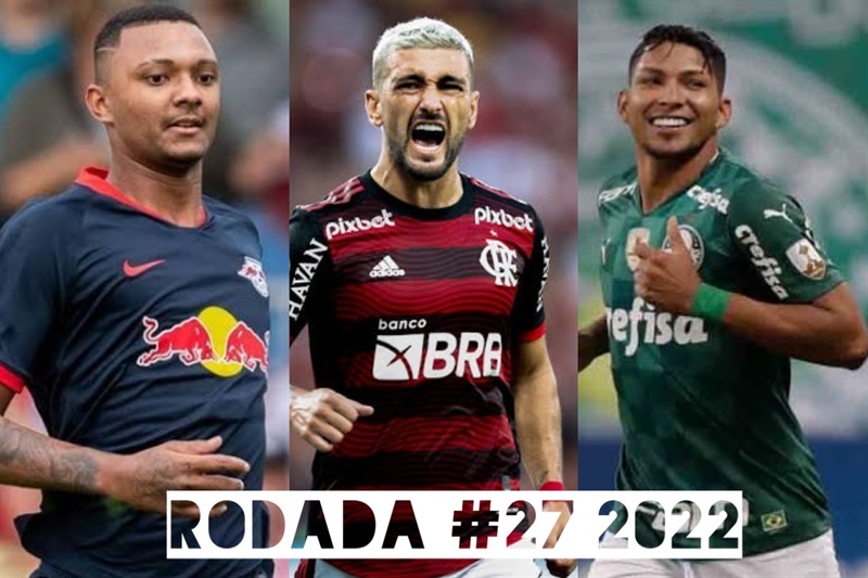 TOP 3 por posição, dicas e unanimidades da rodada #27 do Cartola FC 2022 - Campeonato Brasileiro. As dicas do Cartola FC Brasil para a 27ª rodada tem como melhor escalação e dicas os times do Palmeiras, Athletico-PR e Botafogo