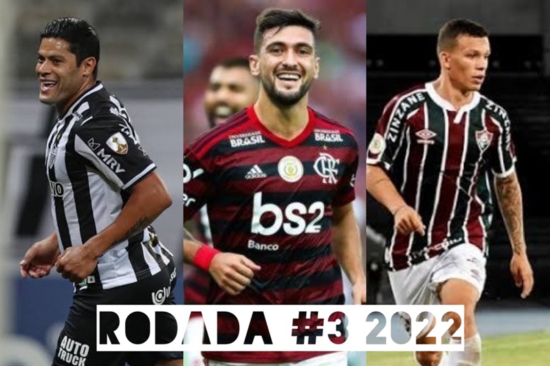 TOP 3 por posição, dicas e unanimidades da rodada #3 do Cartola FC 2022 - Campeonato Brasileiro. As dicas do Cartola FC Brasil para a 3ª rodada tem como melhor escalação e dicas os times do Flamengo, Atlético-MG e Fluminense