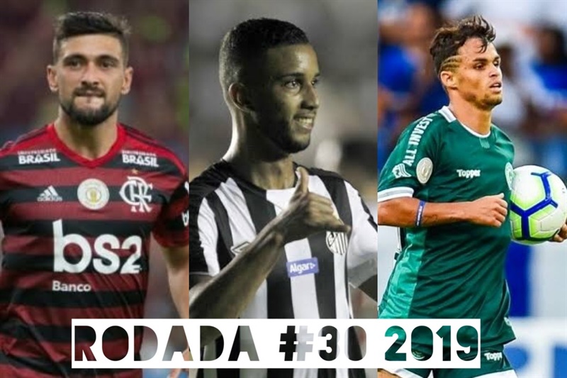 TOP 3 por posição, dicas e unanimidades da rodada #30 do Cartola FC 2019 - Campeonato Brasileiro. As dicas do Cartola FC Brasil para a 30ª rodada tem como melhor escalação e dicas os times do Palmeiras, Goiás e Santos