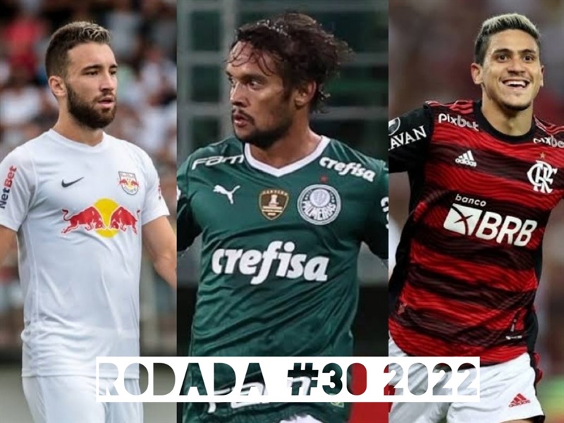 TOP 3 por posição, dicas e unanimidades da rodada #30 do Cartola FC 2022 - Campeonato Brasileiro. As dicas do Cartola FC Brasil para a 30ª rodada tem como melhor escalação e dicas os times do Palmeiras, Flamengo e RB Bragantino