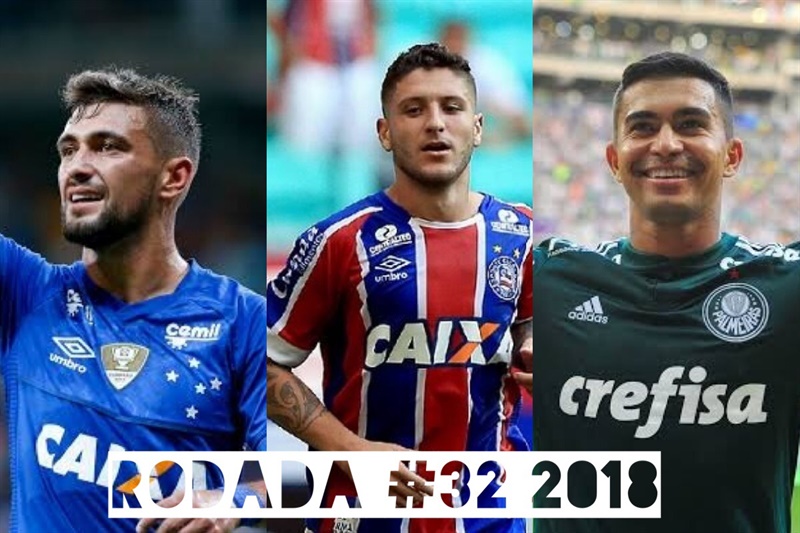 TOP 3 por posição, dicas e unanimidades da rodada #32 do Cartola FC 2018 - Campeonato Brasileiro. As dicas do Cartola FC Brasil para a 32ª rodada tem como melhor escalação e dicas os times do Cruzeiro, Bahia e Internacional