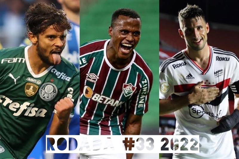 TOP 3 por posição, dicas e unanimidades da rodada #33 do Cartola FC 2022 - Campeonato Brasileiro. As dicas do Cartola FC Brasil para a 33ª rodada tem como melhor escalação e dicas os times do Flamengo, Palmeiras e Internacional