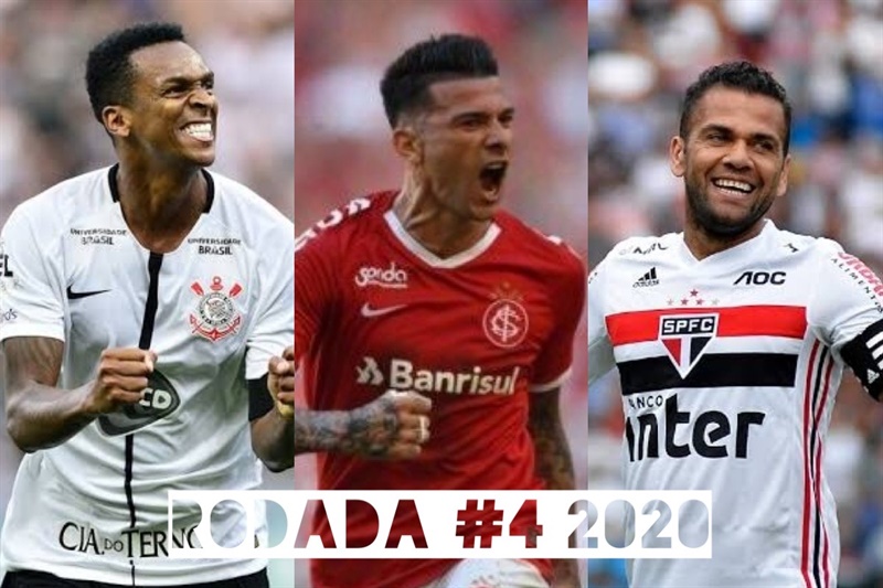 TOP 3 por posição, dicas e unanimidades da rodada #4 do Cartola FC 2020 - Campeonato Brasileiro. As dicas do Cartola FC Brasil para a 4ª rodada tem como melhor escalação e dicas os times do Corinthians e Internacional